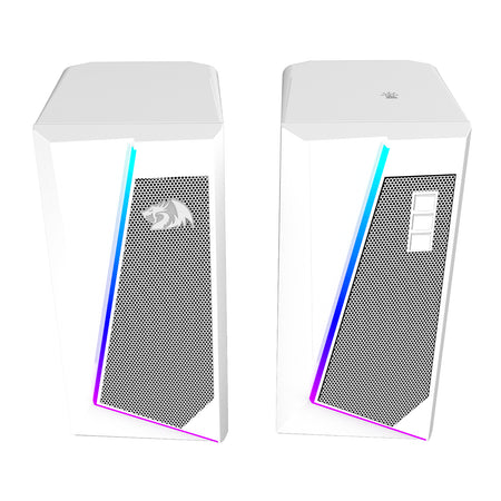 Image 4 for Redragon GS20W ANVIL 3W 2.0 RGB Stereo Desktop PC Speakers - White