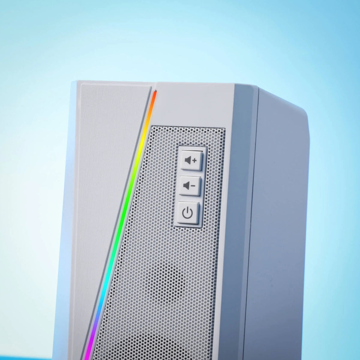 Image 6 for Redragon GS20W ANVIL 3W 2.0 RGB Stereo Desktop PC Speakers - White