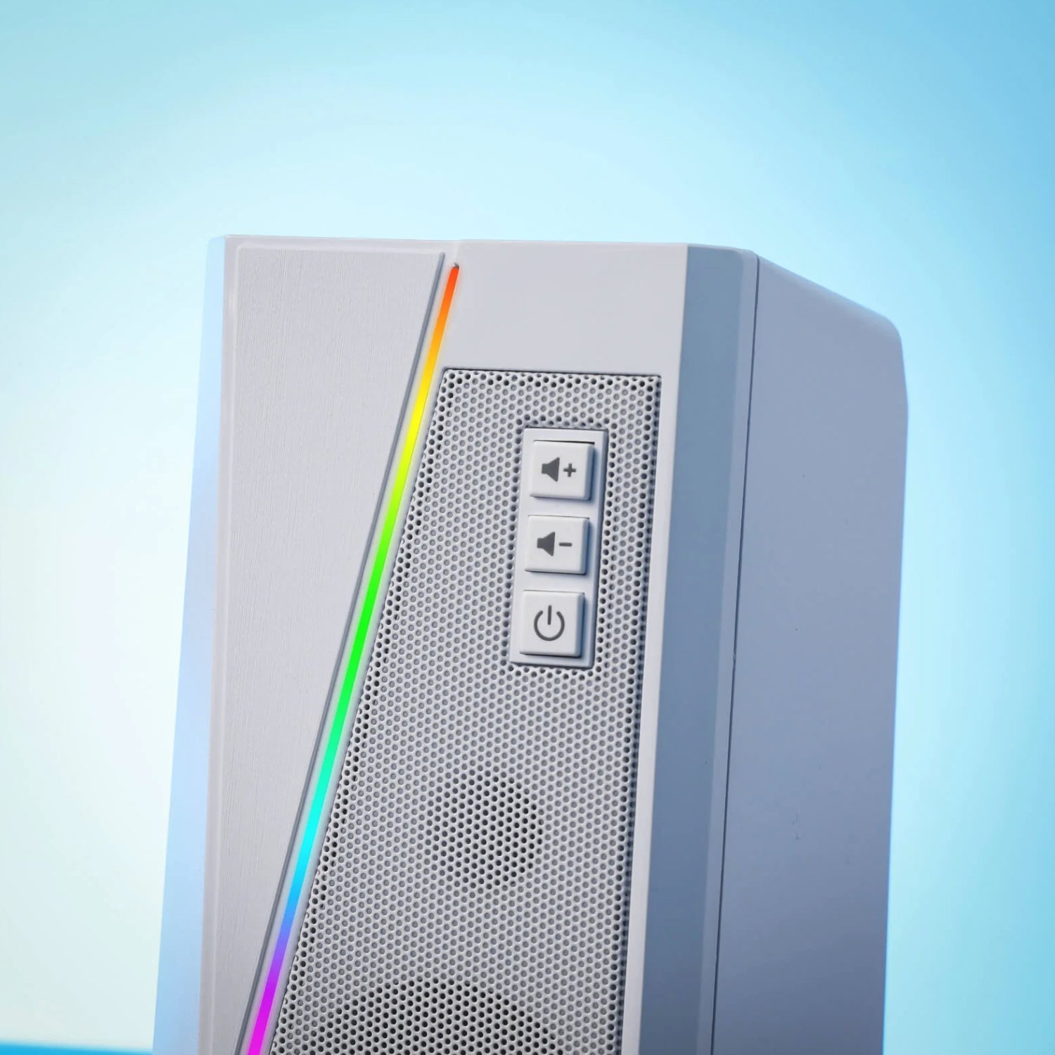 Image 6 for Redragon GS20W ANVIL 3W 2.0 RGB Stereo Desktop PC Speakers - White