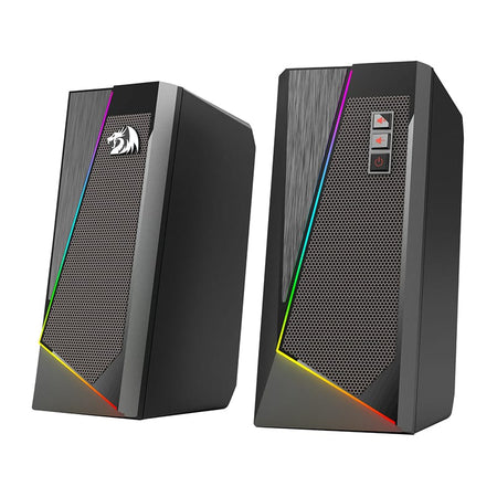 Image 1 for REDRAGON 2.0 Satellite Speaker ANVIL 2 x 3W RGB USB|Aux Gaming Speaker - Black