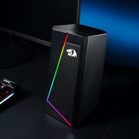 Image 5 for REDRAGON 2.0 Satellite Speaker ANVIL 2 x 3W RGB USB|Aux Gaming Speaker - Black