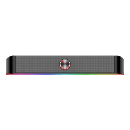 Image 2 for REDRAGON 2.0 Sound Bar ADIEMUS 2 x 3W RGB USB|Aux PC Gaming Speaker - Black