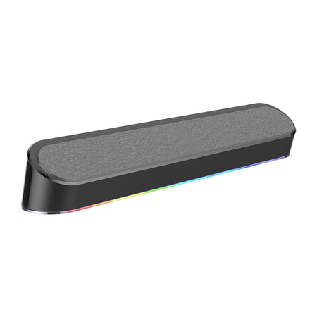 Image 5 for REDRAGON 2.0 Sound Bar ADIEMUS 2 x 3W RGB USB|Aux PC Gaming Speaker - Black