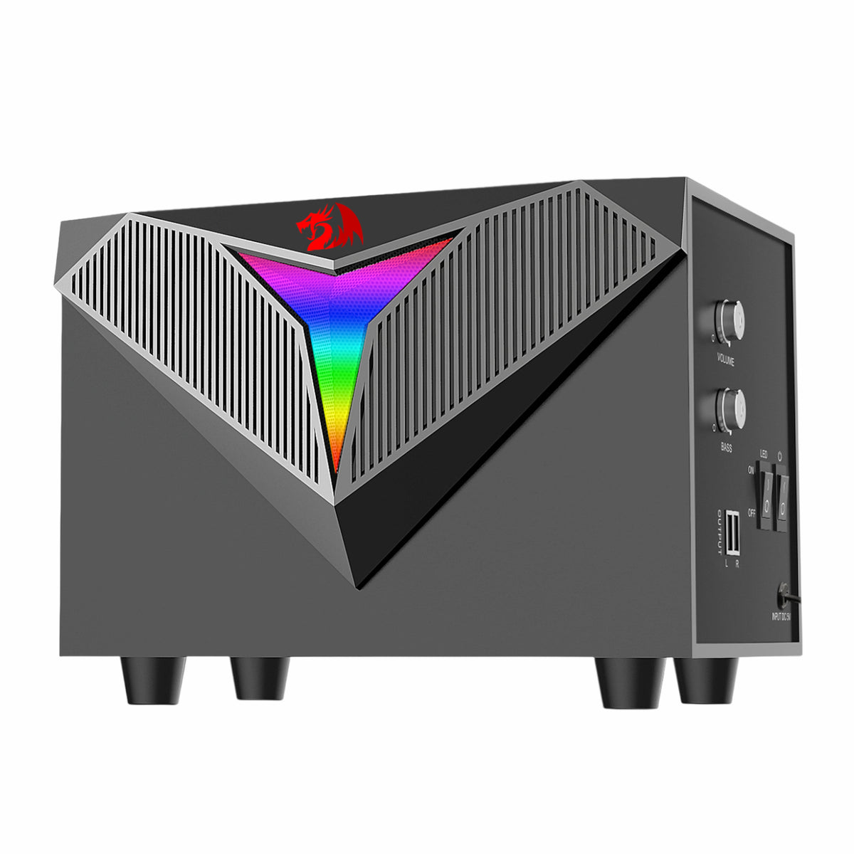 Image 5 for REDRAGON 2.1 Satellite Speaker TOCCATA RGB 11W Gaming Speaker - Black