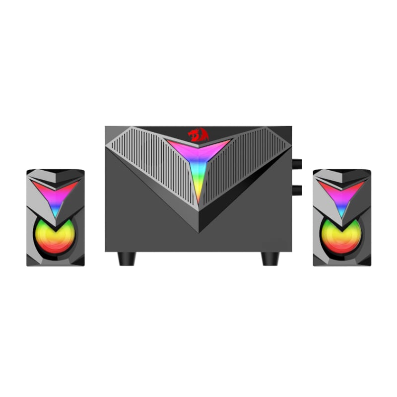 Image 1 for REDRAGON 2.1 Satellite Speaker TOCCATA RGB 11W Gaming Speaker - Black