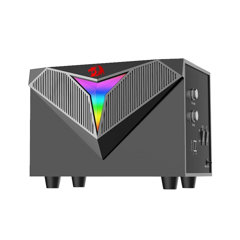 Image 5 for REDRAGON 2.1 Satellite Speaker TOCCATA RGB 11W Gaming Speaker - Black
