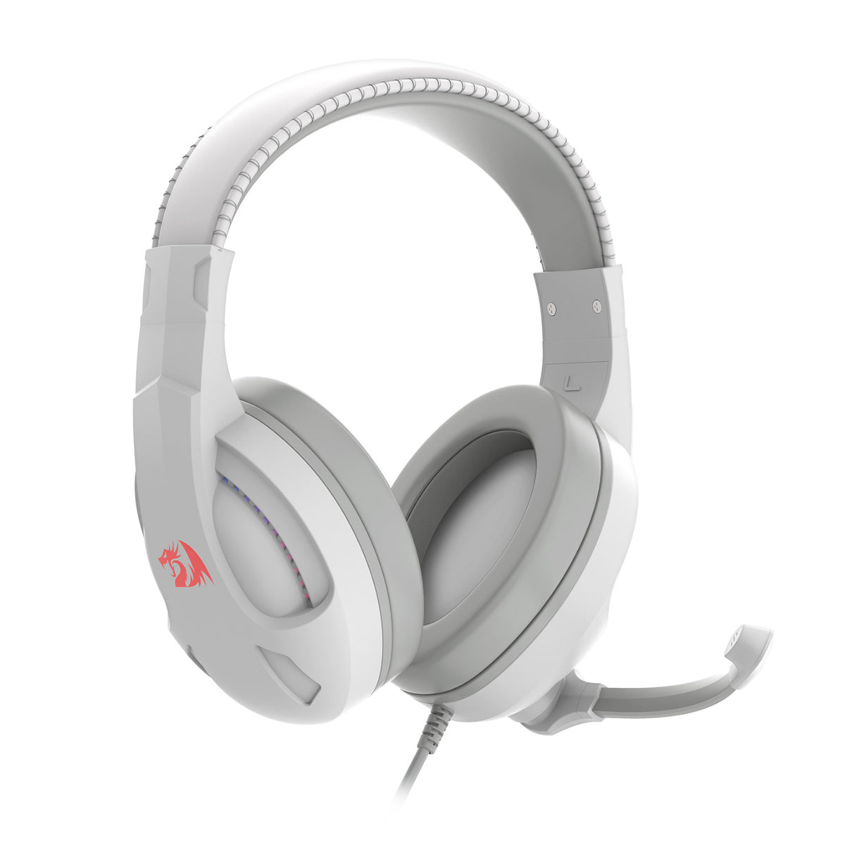 Image 2 for Redragon H211 CRONUS Surround Sound RGB Wired Gaming Headset – White