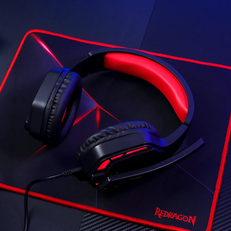 Image 6 for REDRAGON Over-Ear THEMIS Aux Gaming Headset - Black
