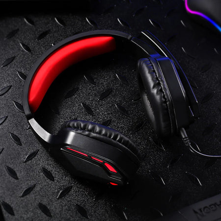Image 7 for REDRAGON Over-Ear THEMIS Aux Gaming Headset - Black