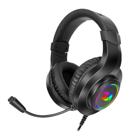 Image 1 for REDRAGON Over-Ear HYLAS Aux (Mic and Headset)|USB (Power Only)
RGB Gaming Headset - Black