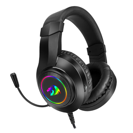 Image 2 for REDRAGON Over-Ear HYLAS Aux (Mic and Headset)|USB (Power Only)
RGB Gaming Headset - Black