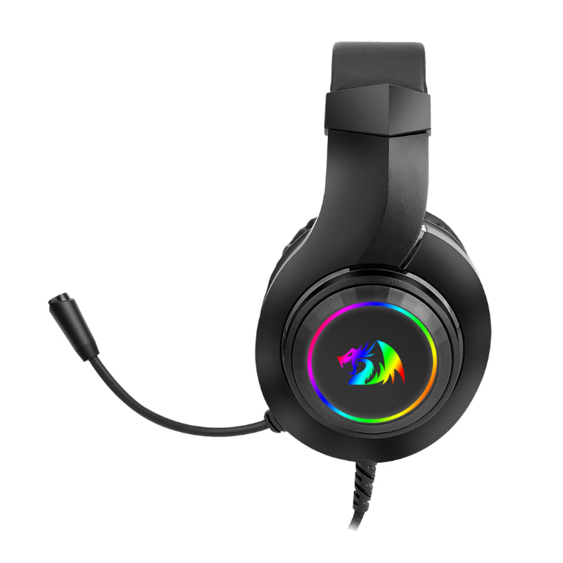 Image 4 for REDRAGON Over-Ear HYLAS Aux (Mic and Headset)|USB (Power Only)
RGB Gaming Headset - Black