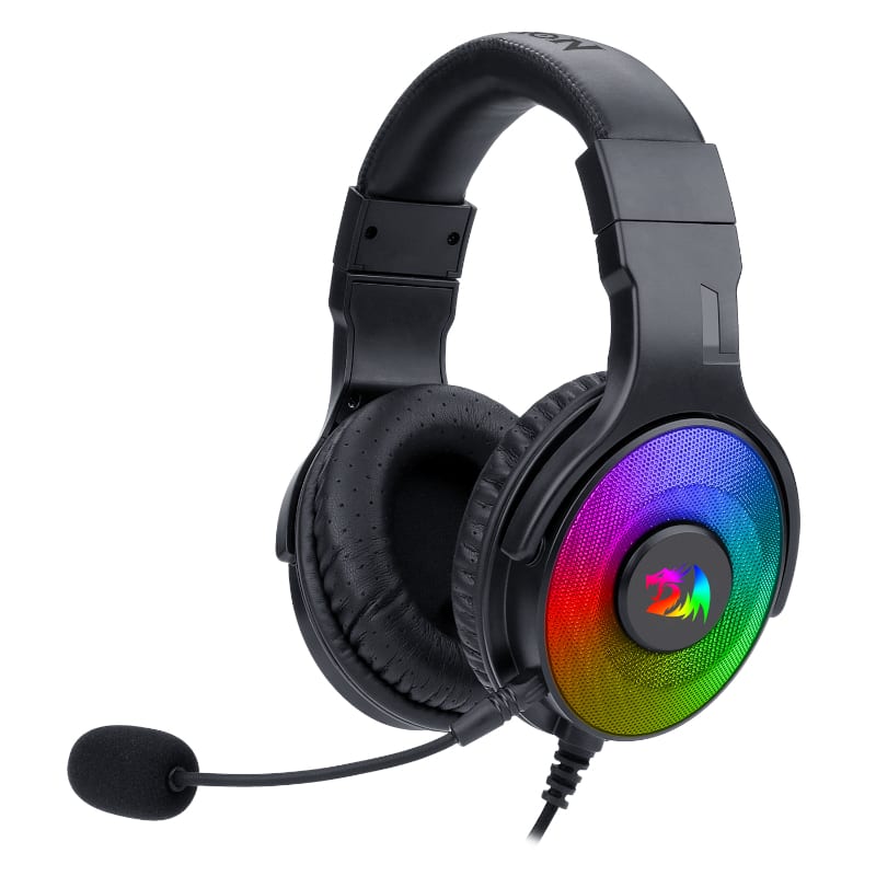 Image 1 for REDRAGON Over-Ear PANDORA USB (Power Only)|Aux (Mic and Headset) RGB Gaming Headset - Black