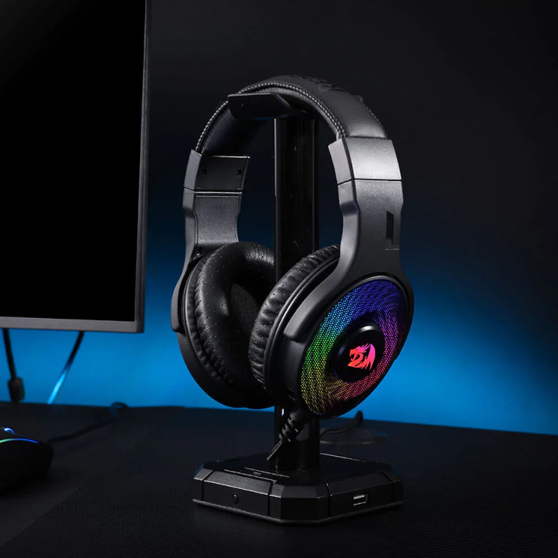 Image 4 for REDRAGON Over-Ear PANDORA USB (Power Only)|Aux (Mic and Headset) RGB Gaming Headset - Black