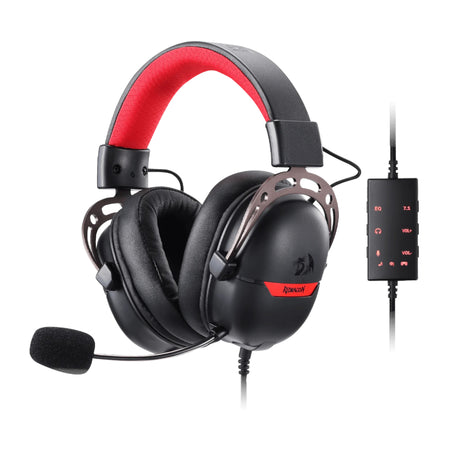 Image 1 for REDRAGON Over-Ear AURORA Gaming Headset - Black