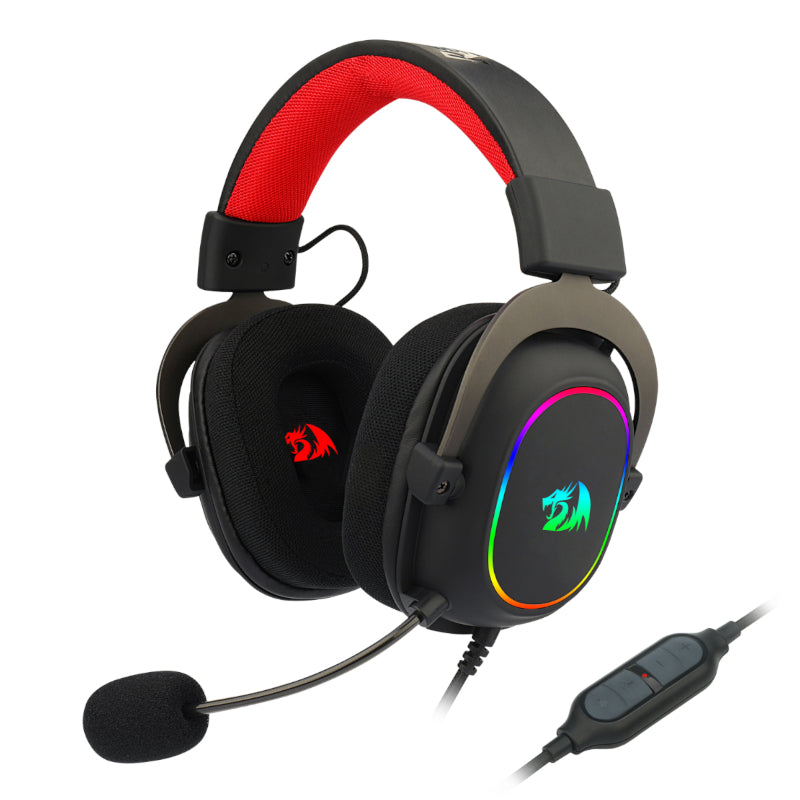Image 1 for REDRAGON Over-Ear ZEUS-X USB RGB Gaming Headset - Black