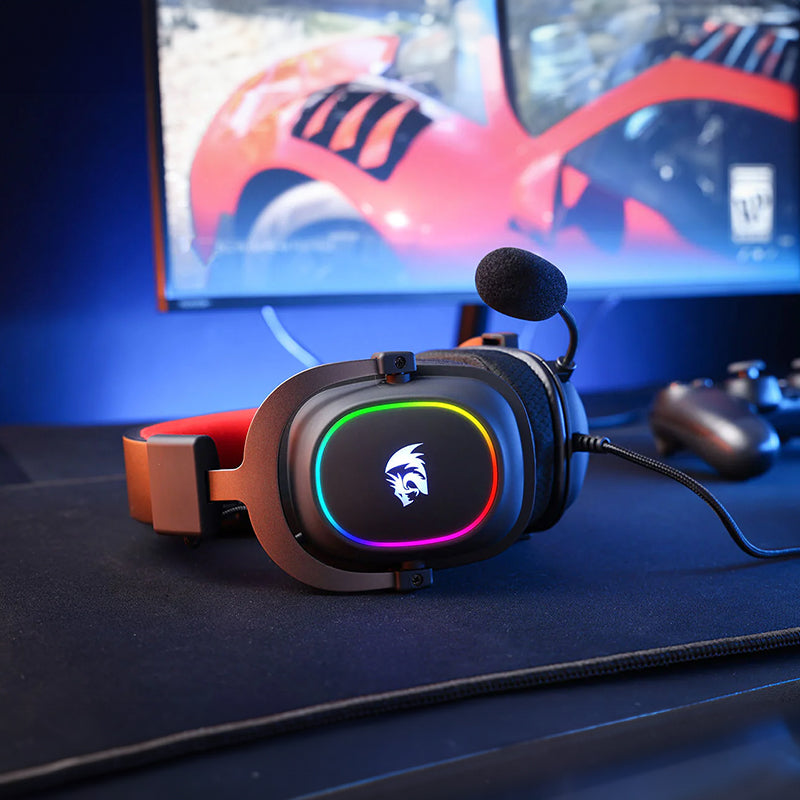 Image 8 for REDRAGON Over-Ear ZEUS-X USB RGB Gaming Headset - Black