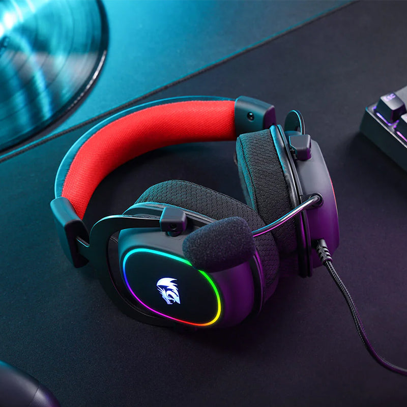 Image 9 for REDRAGON Over-Ear ZEUS-X USB RGB Gaming Headset - Black