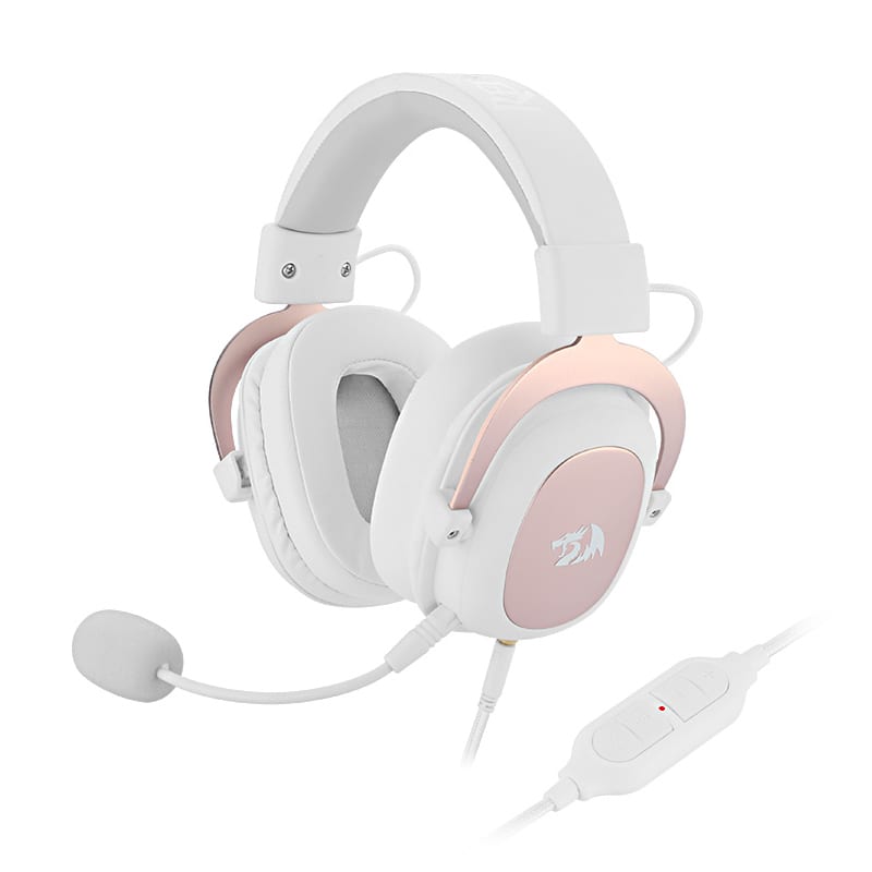 Image 1 for REDRAGON Over-Ear ZEUS 2 USB Gaming Headset - White