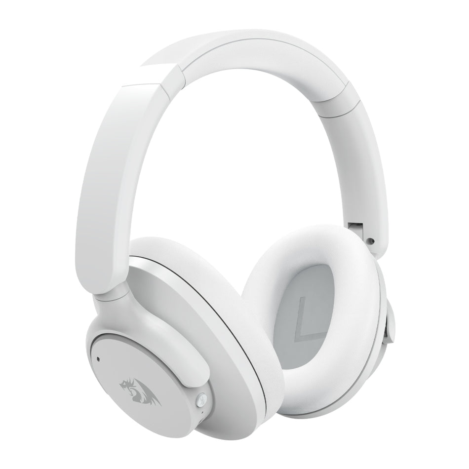 Image 2 for Redragon H610 VIBECORE ANC Bluetooth Wireless Over-ear Headphones – White