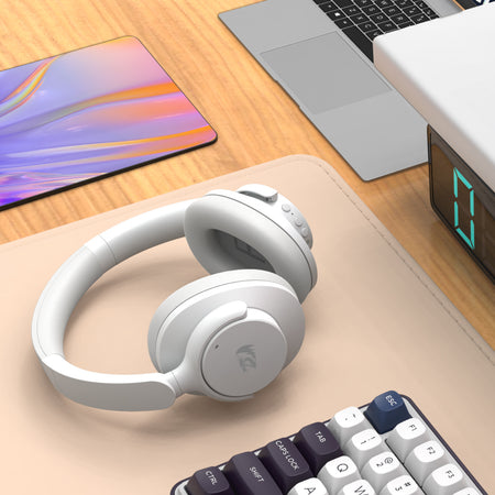 Image 8 for Redragon H610 VIBECORE ANC Bluetooth Wireless Over-ear Headphones – White