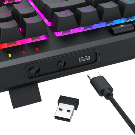 Image 6 for Redragon SHIVA PRO Wireless keyboard - Black
