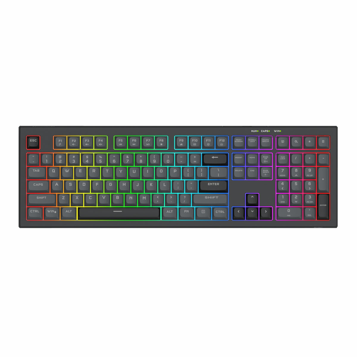 Image 1 for REDRAGON CRUX Membrane Gaming Keyboard - Black