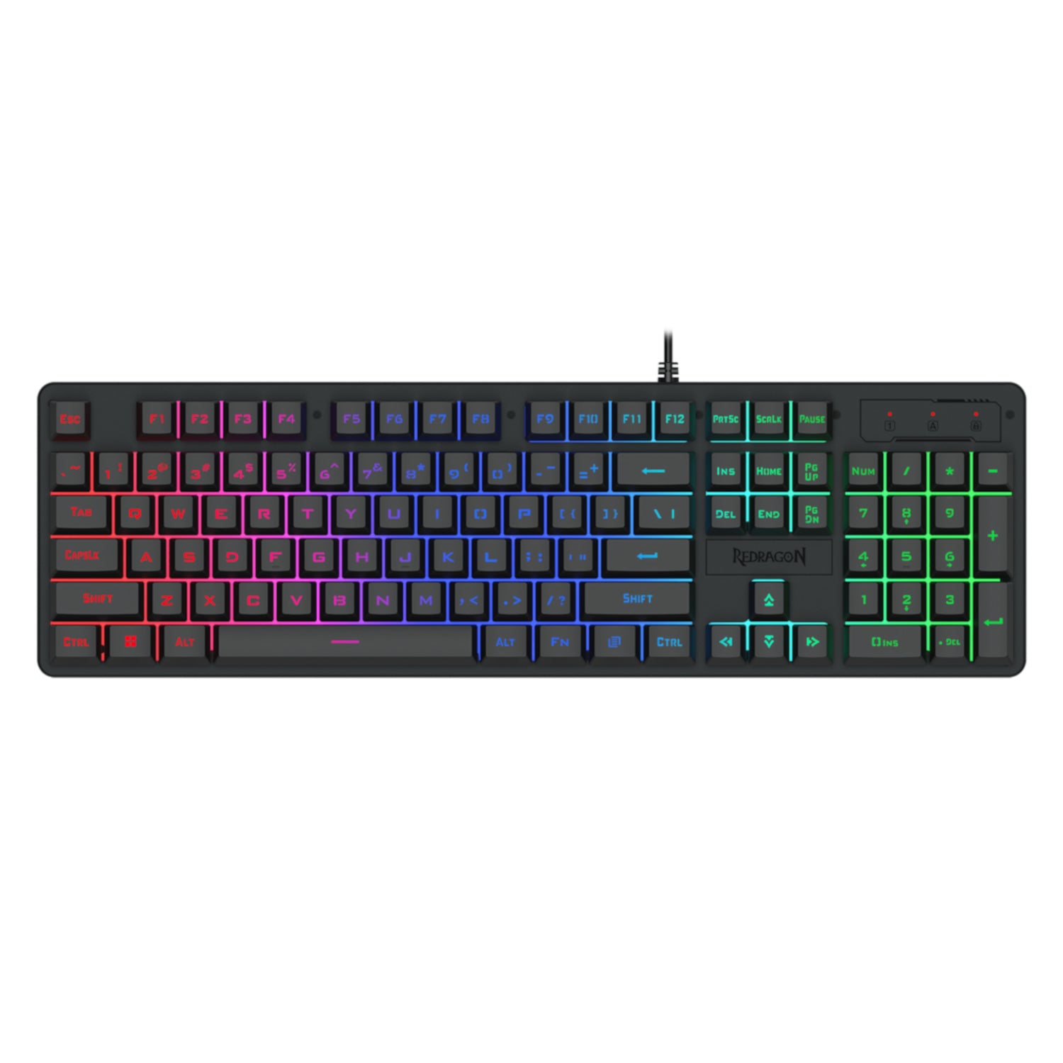 Image 1 for Redragon K521 RGB NETHERBANE 104-Key Membrane Gaming Keyboard