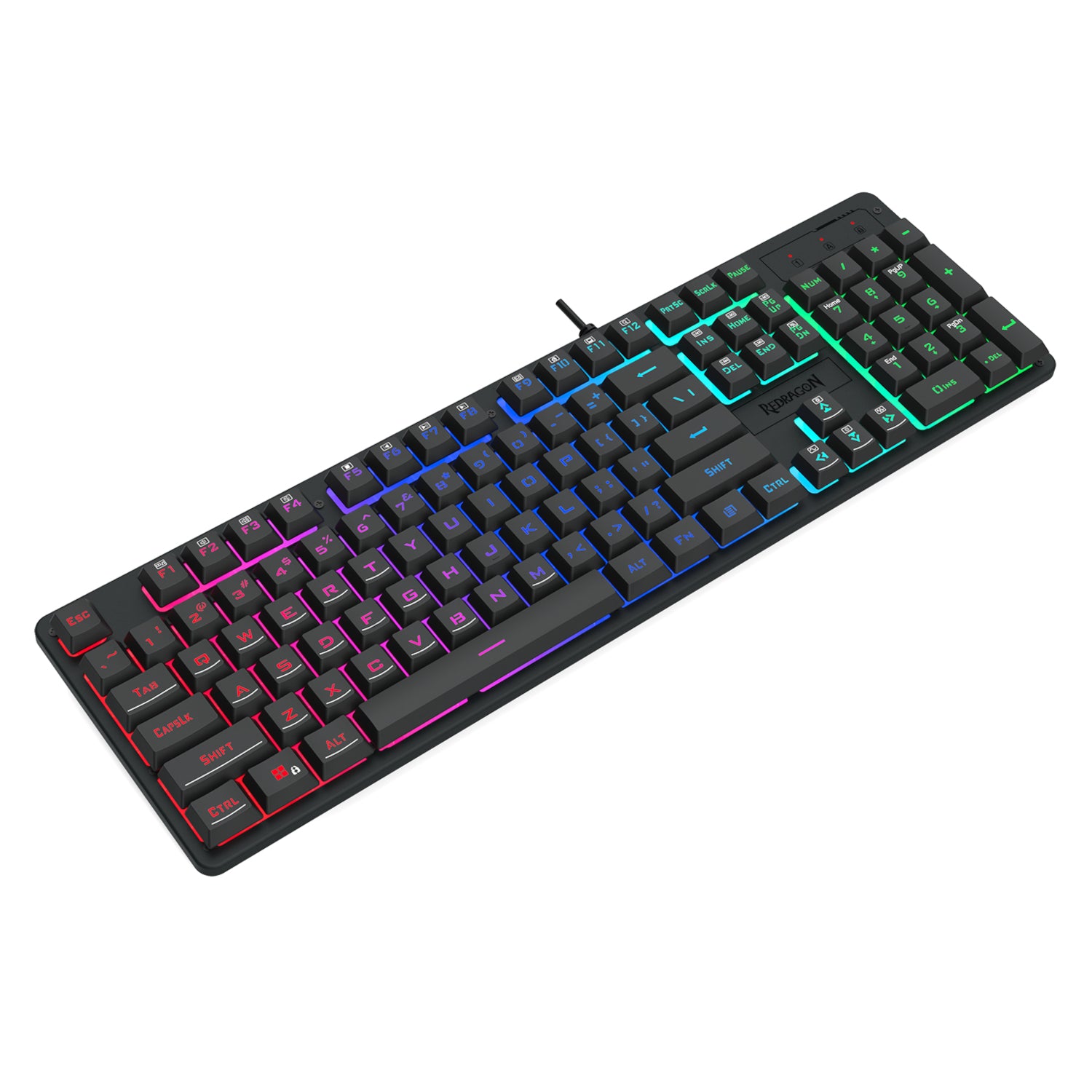 Image 2 for Redragon K521 RGB NETHERBANE 104-Key Membrane Gaming Keyboard