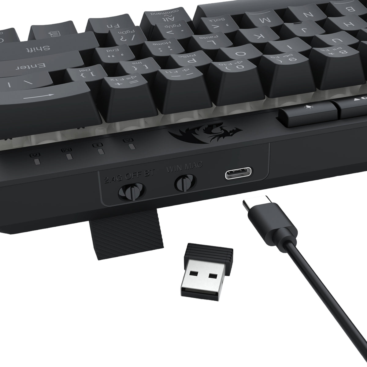 Image 8 for Redragon SHIVA K522 PRO RGB Wireless Gaming Keyboard- Black