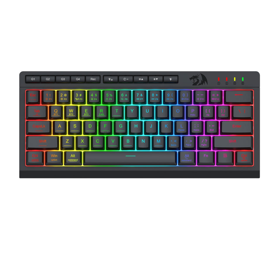 Image 1 for Redragon SHIVA K522 PRO RGB Wireless Gaming Keyboard- Black