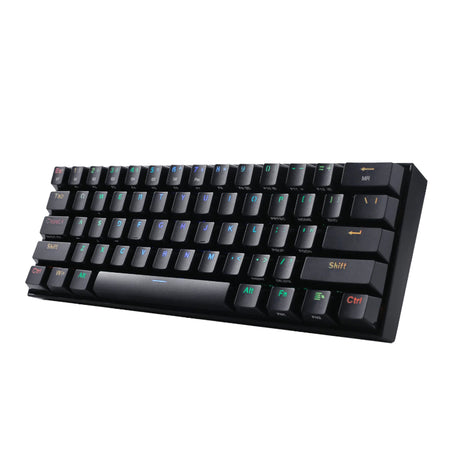 Image 2 for REDRAGON DRACONIC PRO Mechanical 61 Key|Bluetooth 5.0|RGB 9 Colour Modes|Rechargable Battery|Type-C Charging Cable Gaming Keyboard - Black