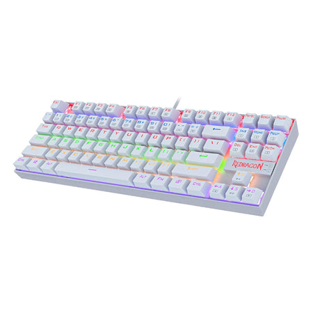 Image 2 for REDRAGON KUMARA Mechanical 87 Key|RGB Backlit Gaming Keyboard - White