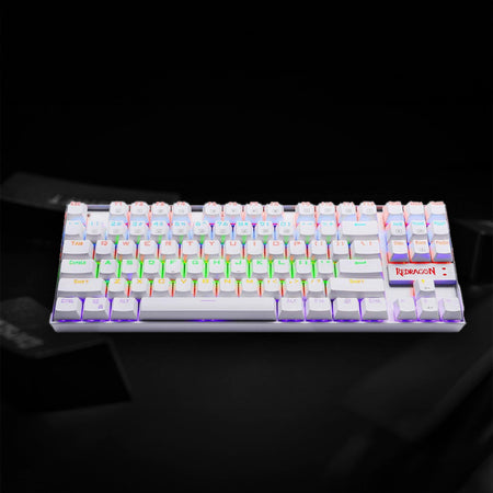 Image 6 for REDRAGON KUMARA Mechanical 87 Key|RGB Backlit Gaming Keyboard - White
