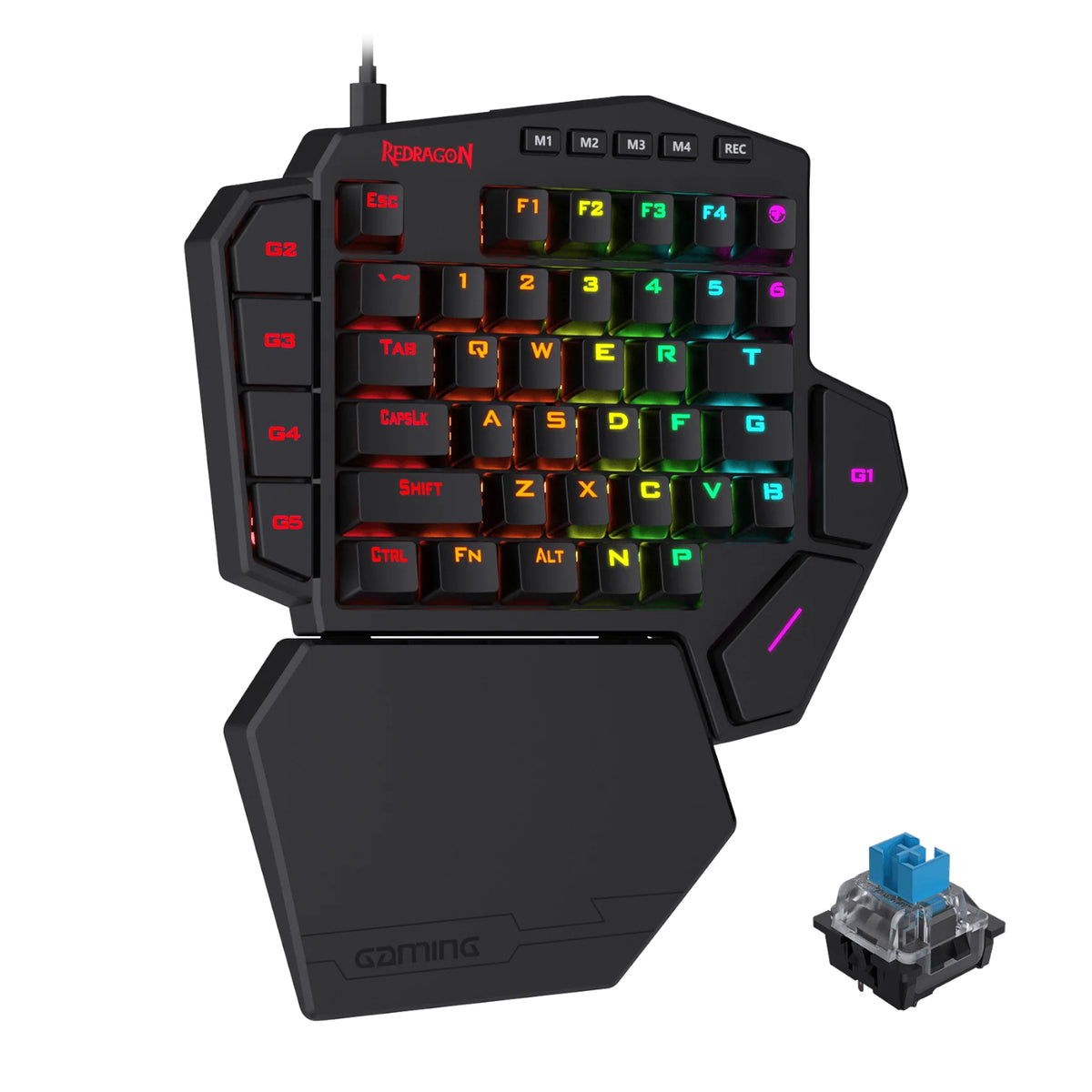 Image 1 for Redragon K585 RGB Pro Mechanical Gaming Keyboard - Black