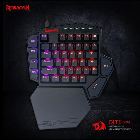 Image 2 for Redragon K585 RGB Pro Mechanical Gaming Keyboard - Black