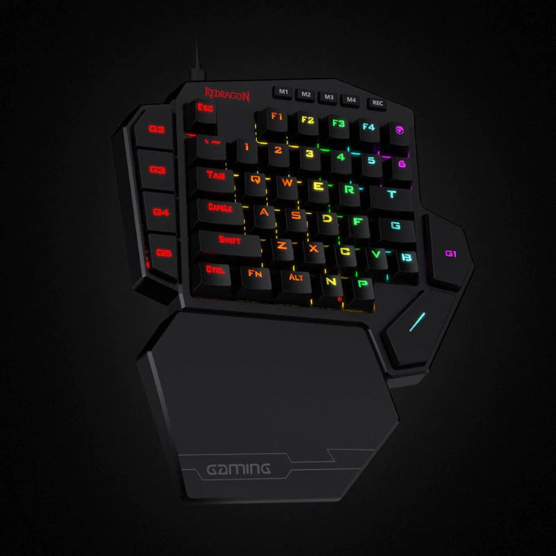 Image 4 for REDRAGON Diti Elite Pro One-Handed RGB Wireless Mechanical Gaming Keyboard - Black