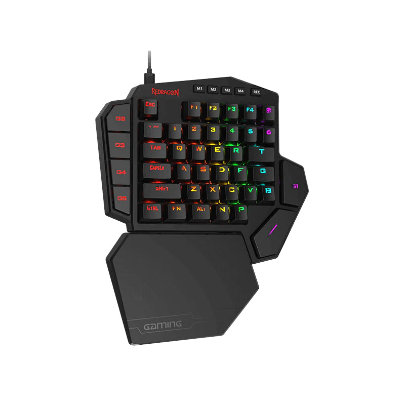 Image 1 for REDRAGON Diti Elite Pro One-Handed RGB Wireless Mechanical Gaming Keyboard - Black