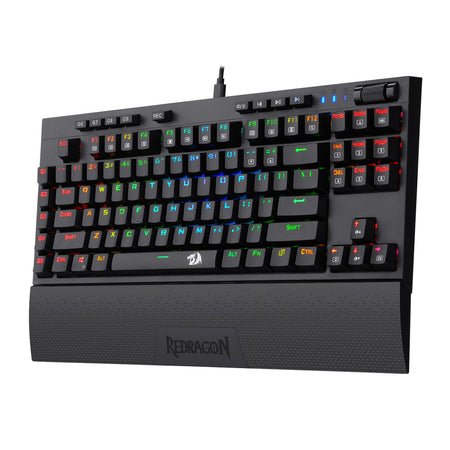 Image 2 for Redragon K588 RGB Pro BROADSWORD TKL Mechanical Wired Gaming Keyboard - Black