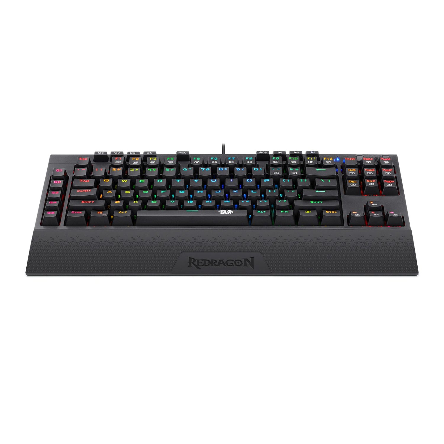 Image 4 for Redragon K588 RGB Pro BROADSWORD TKL Mechanical Wired Gaming Keyboard - Black