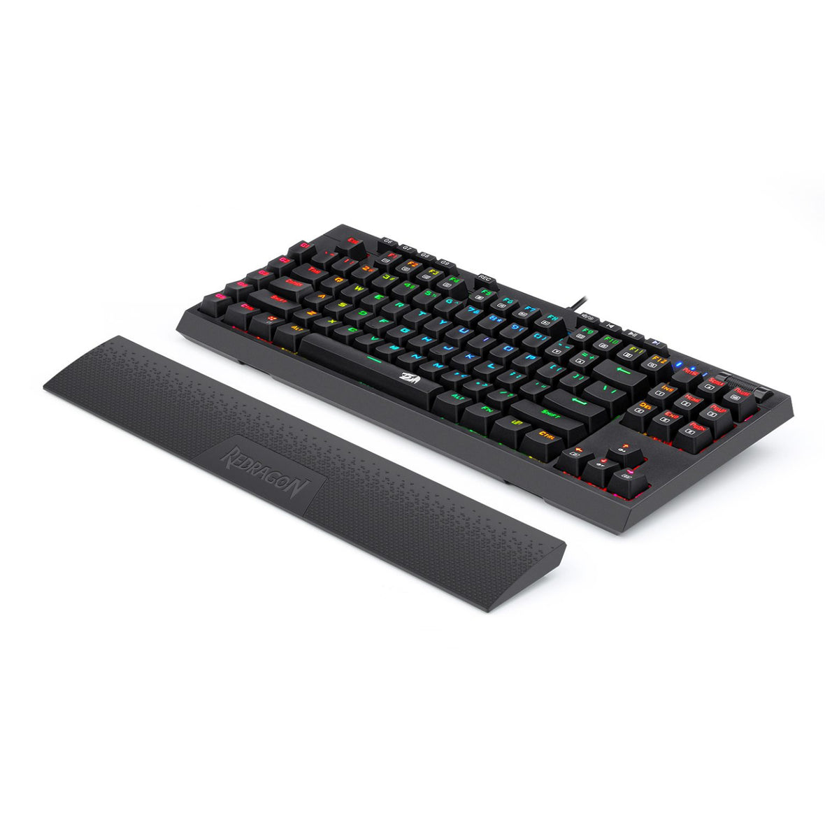 Image 5 for Redragon K588 RGB Pro BROADSWORD TKL Mechanical Wired Gaming Keyboard - Black