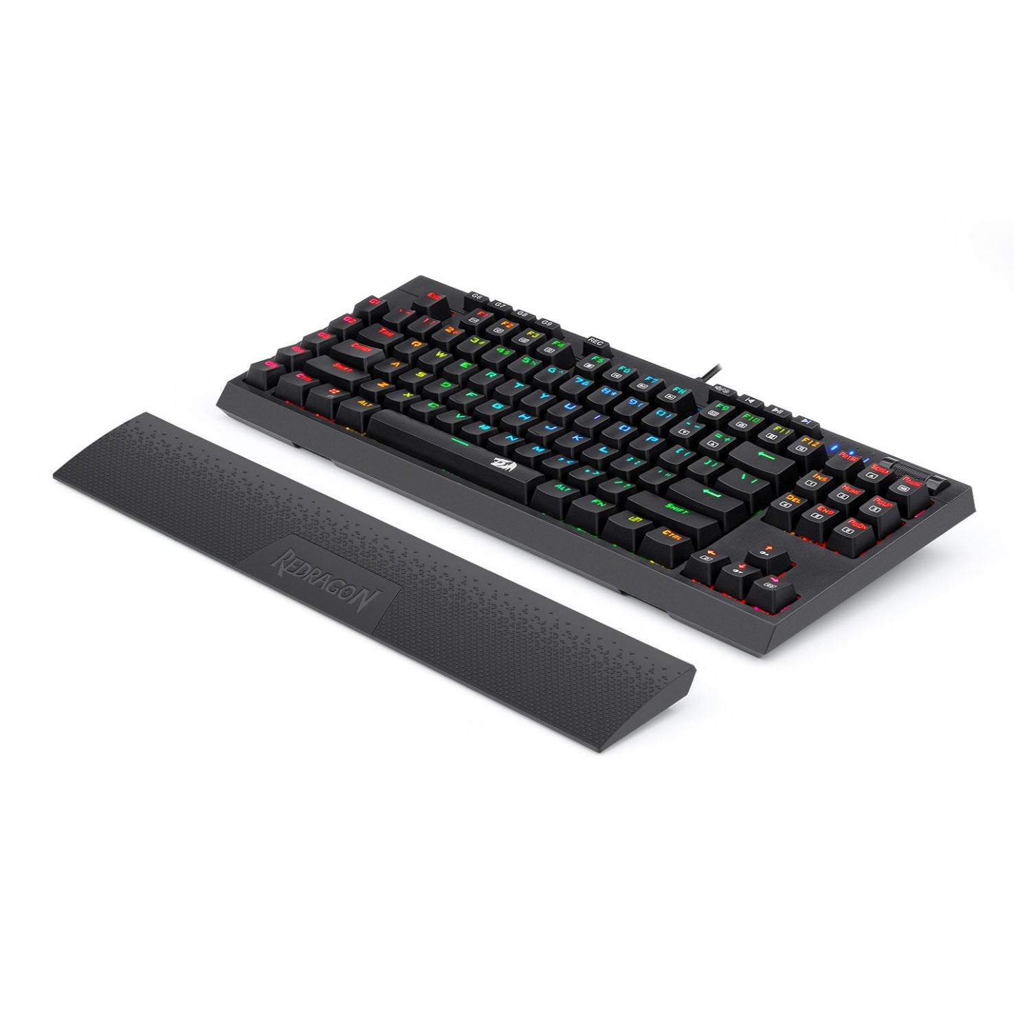 Image 5 for Redragon K588 RGB Pro BROADSWORD TKL Mechanical Wired Gaming Keyboard - Black