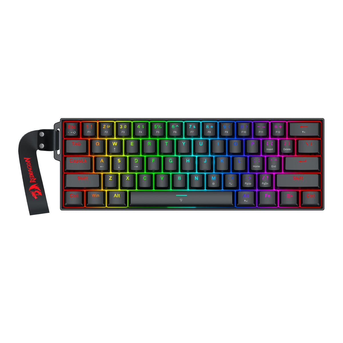 Image 1 for Redragon FIZZ Magnetic Plus 60% RGB Gaming Keyboard - Black