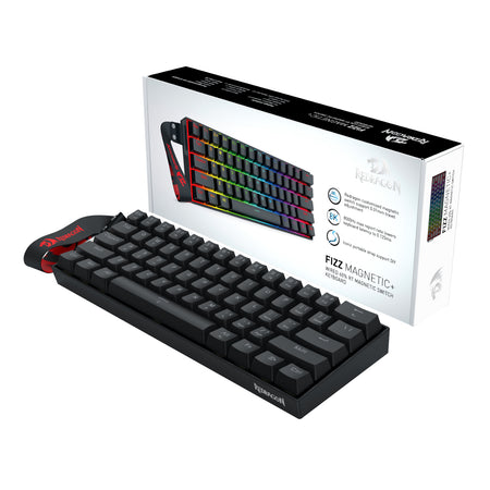 Image 5 for Redragon FIZZ Magnetic Plus 60% RGB Gaming Keyboard - Black