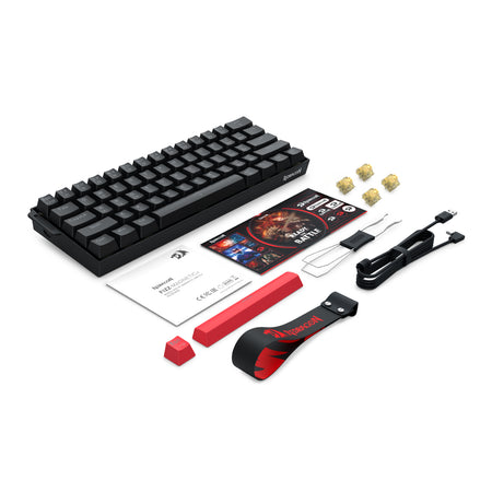 Image 6 for Redragon FIZZ Magnetic Plus 60% RGB Gaming Keyboard - Black