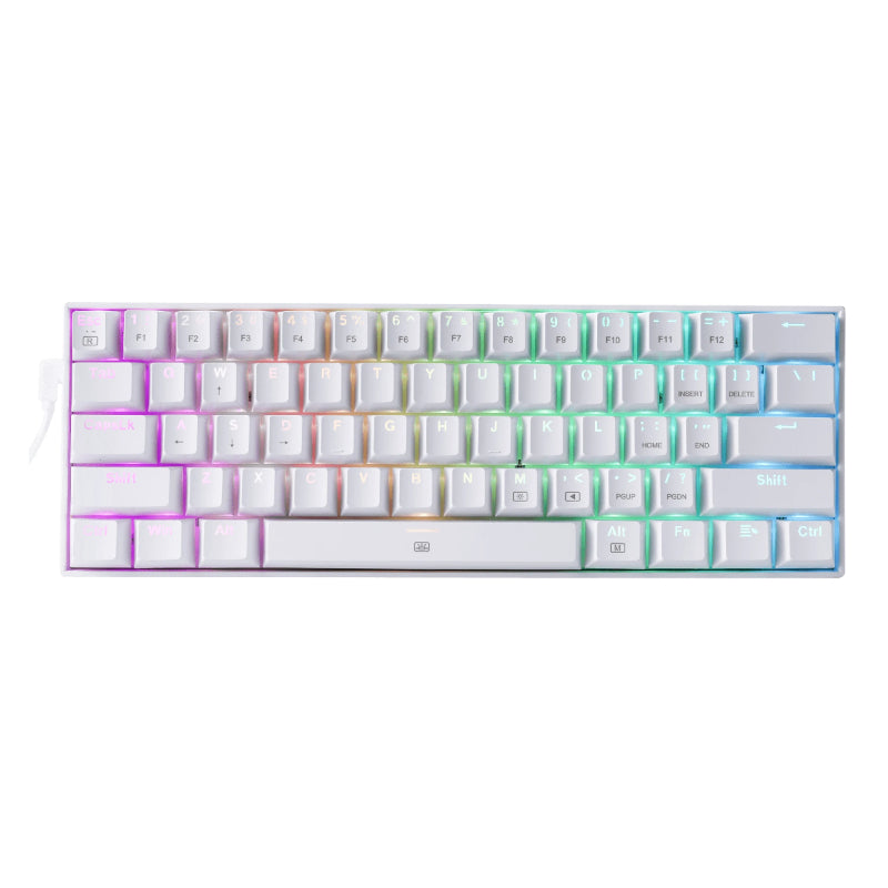 Image 1 for REDRAGON DRAGONBORN Wired Mechanical Keyboard RGB67Key Design - White