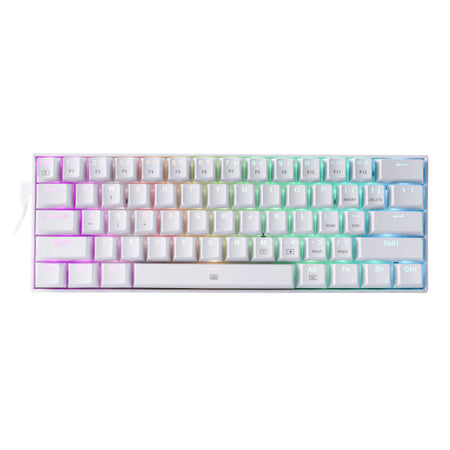 Image 1 for REDRAGON DRAGONBORN Wired Mechanical Keyboard RGB67Key Design - White