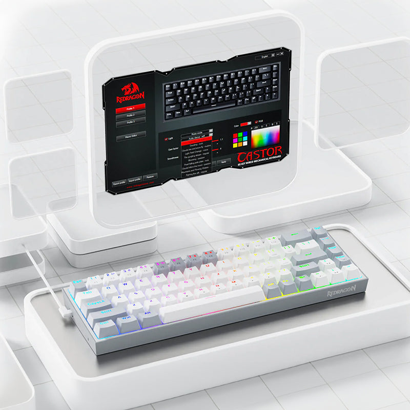 Image 4 for REDRAGON MECHANICAL Caster Wired Gaming Keyboard