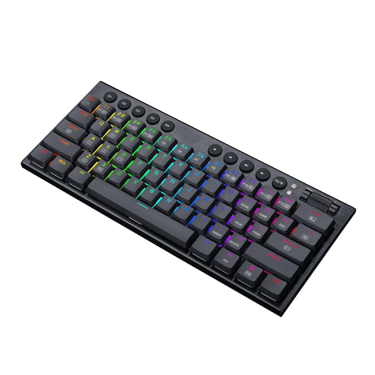 Image 4 for REDRAGON Horus Mini 61Key Red Switch RGB Low Profile Gaming Mechanical Keyboard - Black