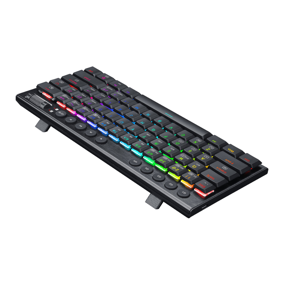Image 5 for REDRAGON Horus Mini 61Key Red Switch RGB Low Profile Gaming Mechanical Keyboard - Black